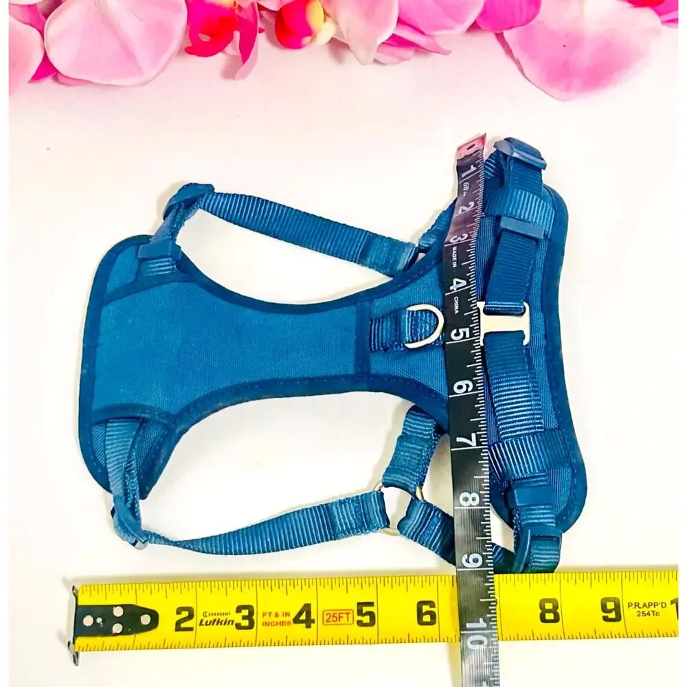 Youly Step-In Dog Harness Small Navy Blue No-Pull Front Clip EUC